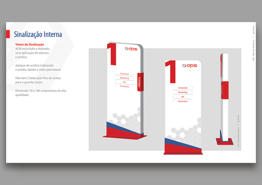 aps-2 Portfólio APS - Sinalização Totem